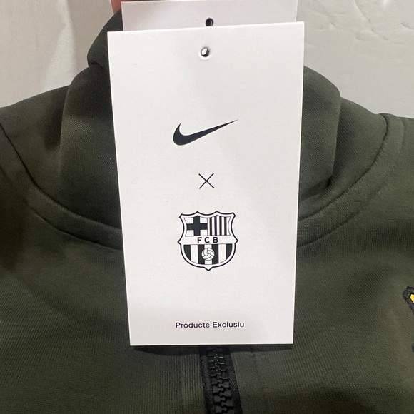 Nike x Barcelona FC, Tech Fleece, DV5554 355, Green - Picture 11 of 16